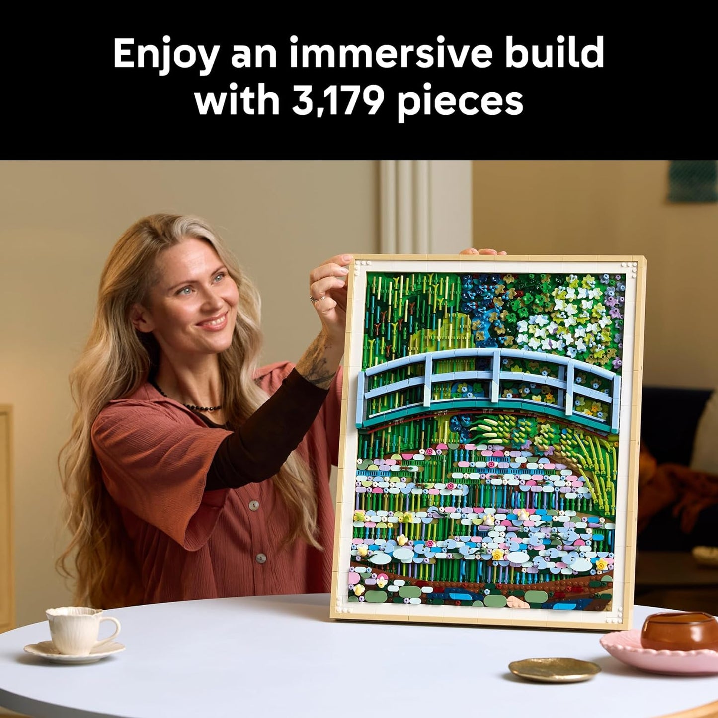 LEGO Art 31220 Claude Monet – Bridge over a Pond of Water Lilies