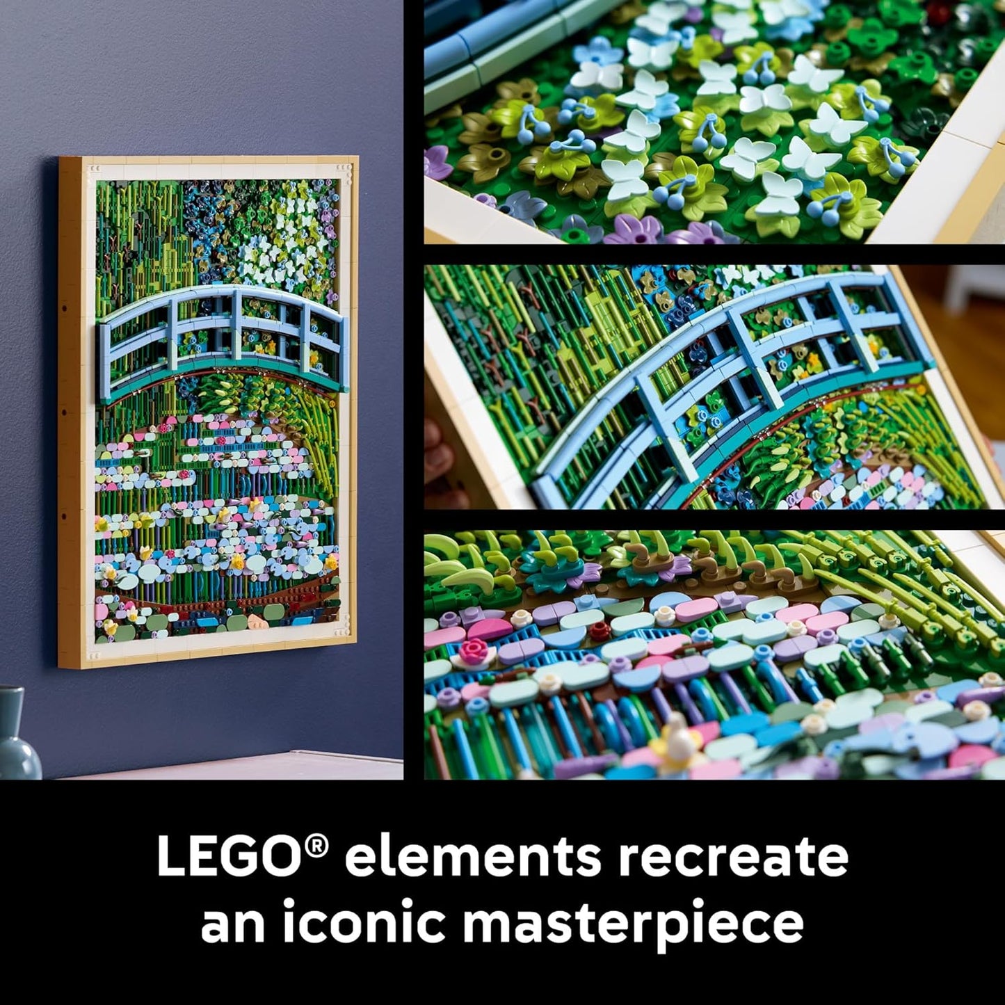 LEGO Art 31220 Claude Monet – Bridge over a Pond of Water Lilies