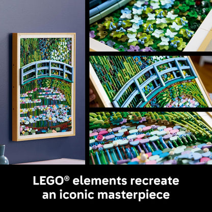 LEGO Art 31220 Claude Monet – Bridge over a Pond of Water Lilies