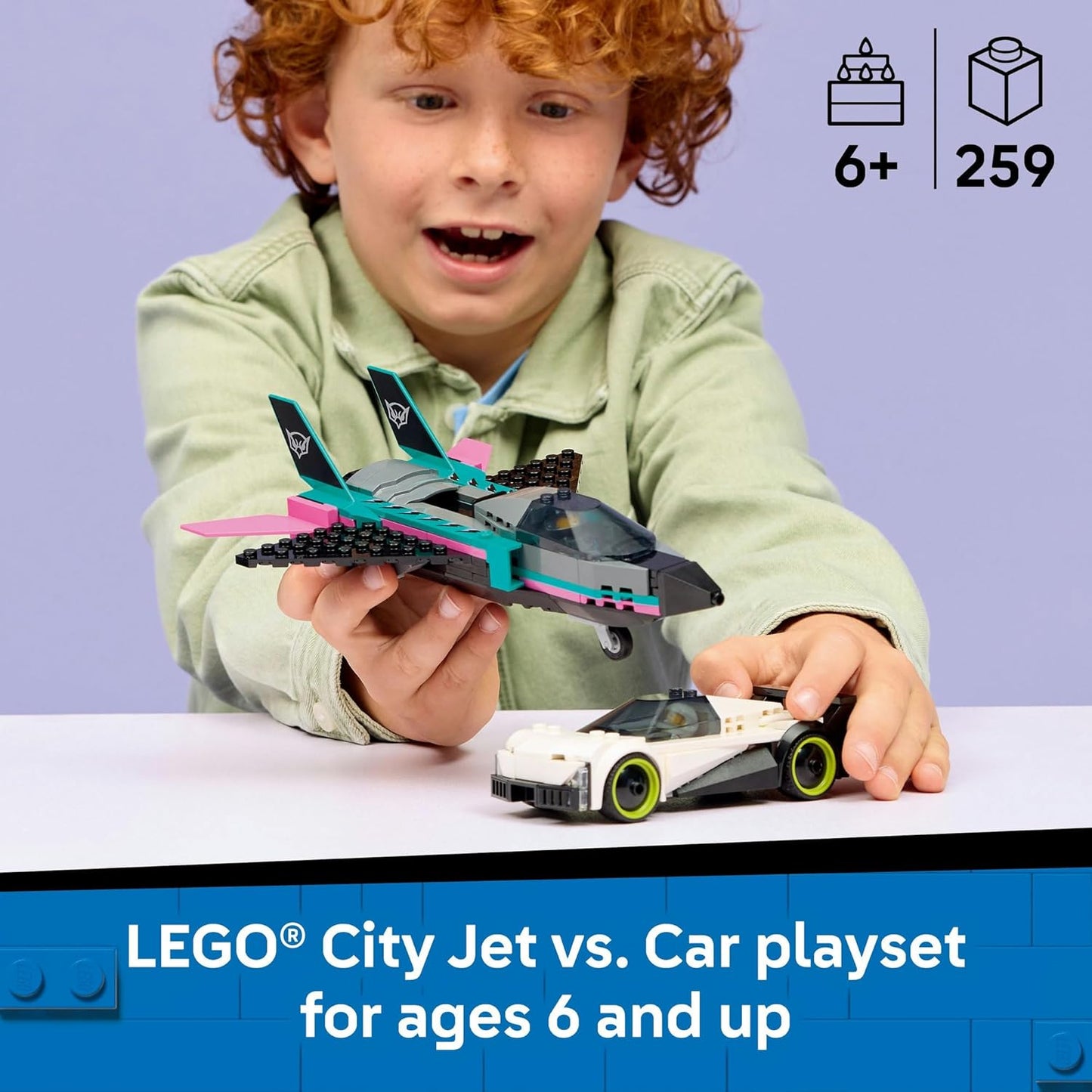 LEGO City 60489 Jet Vs. Car
