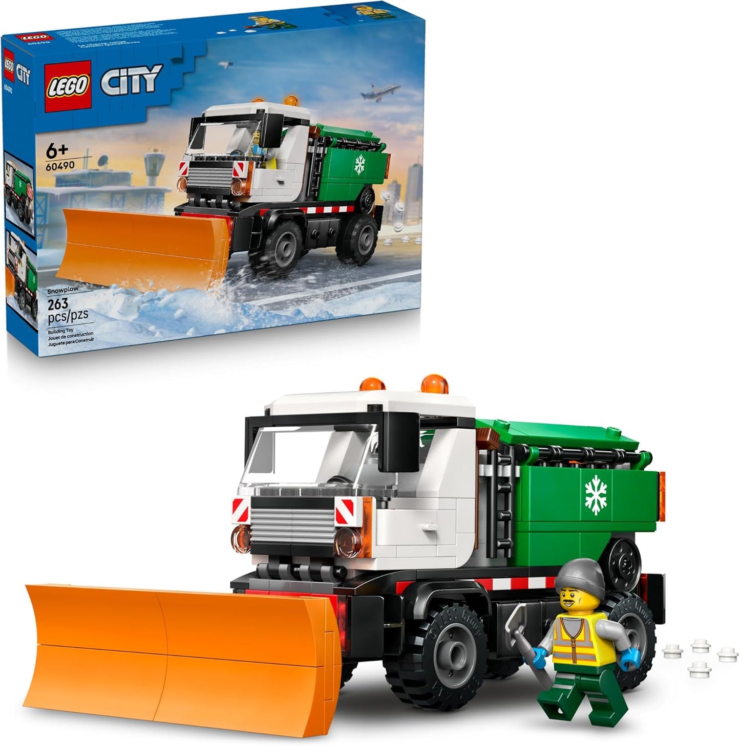 LEGO City 60490 Snowplough