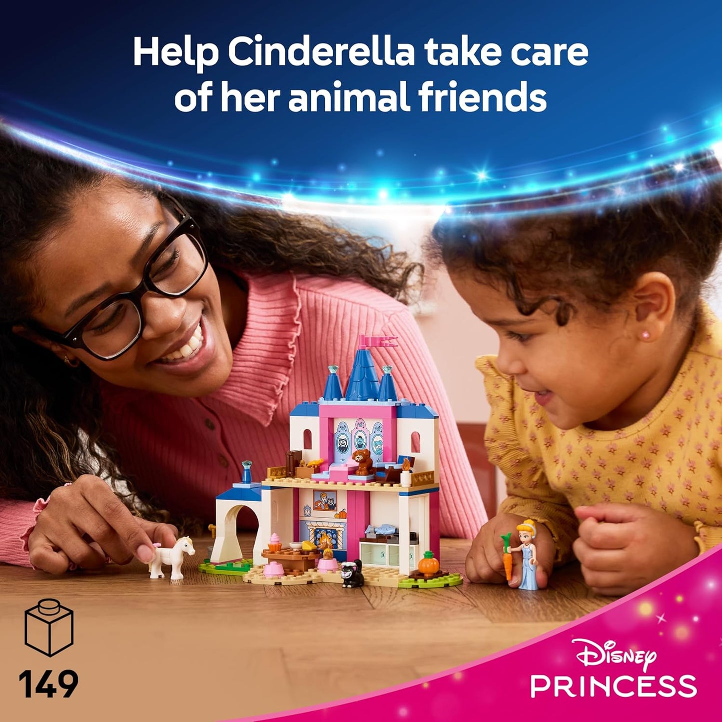 LEGO Disney 43283 Cinderella Animal Friends Castle