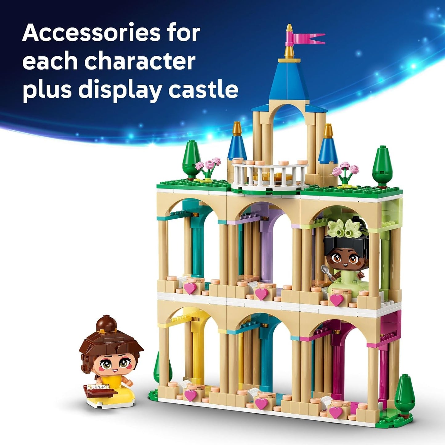 LEGO Disney 43291 Mini Belle & Tiana with Castle