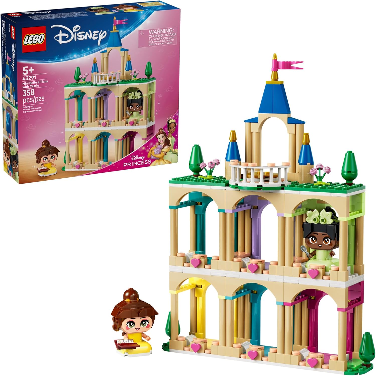 LEGO Disney 43291 Mini Belle & Tiana with Castle