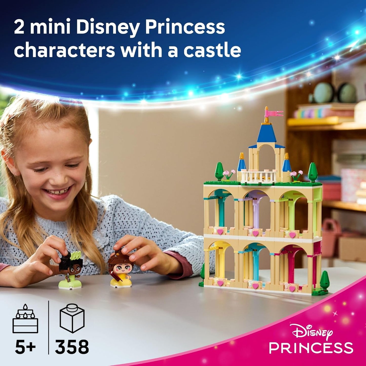 LEGO Disney 43291 Mini Belle & Tiana with Castle