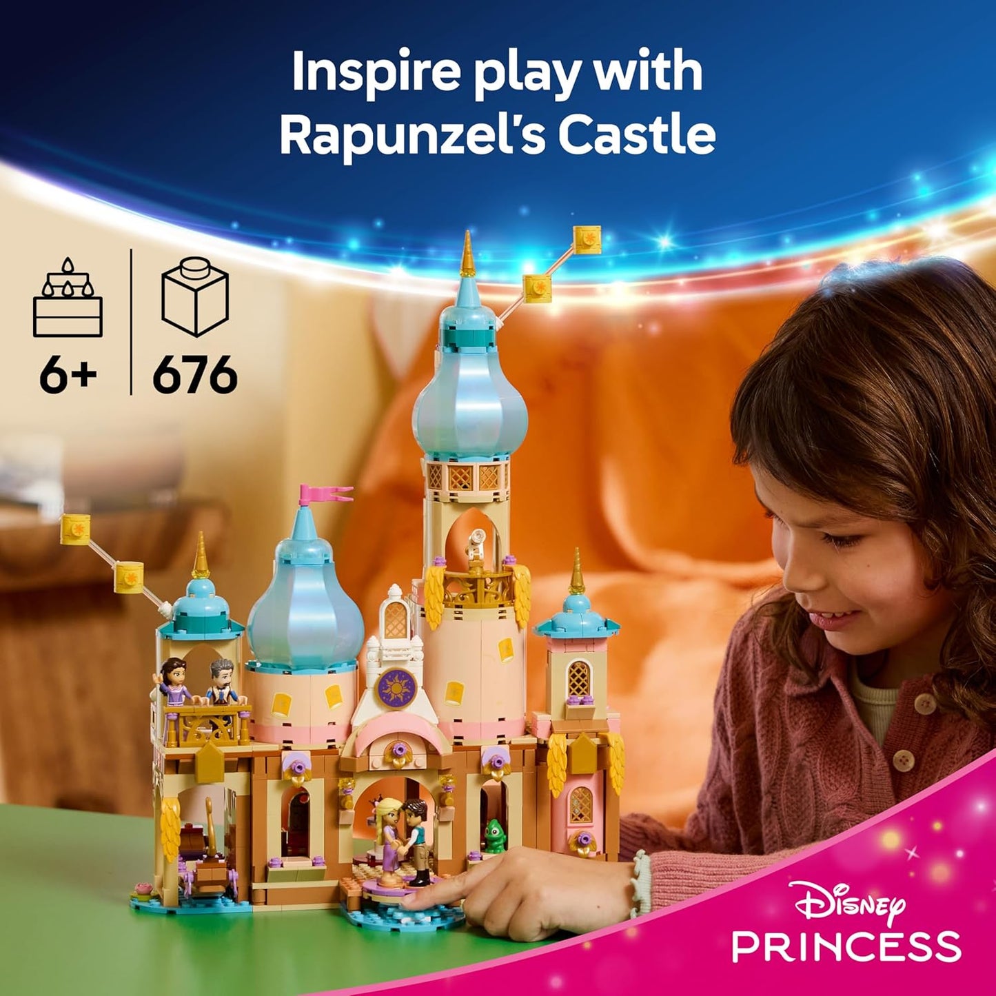 LEGO Disney 43297 Rapunzel's Castle