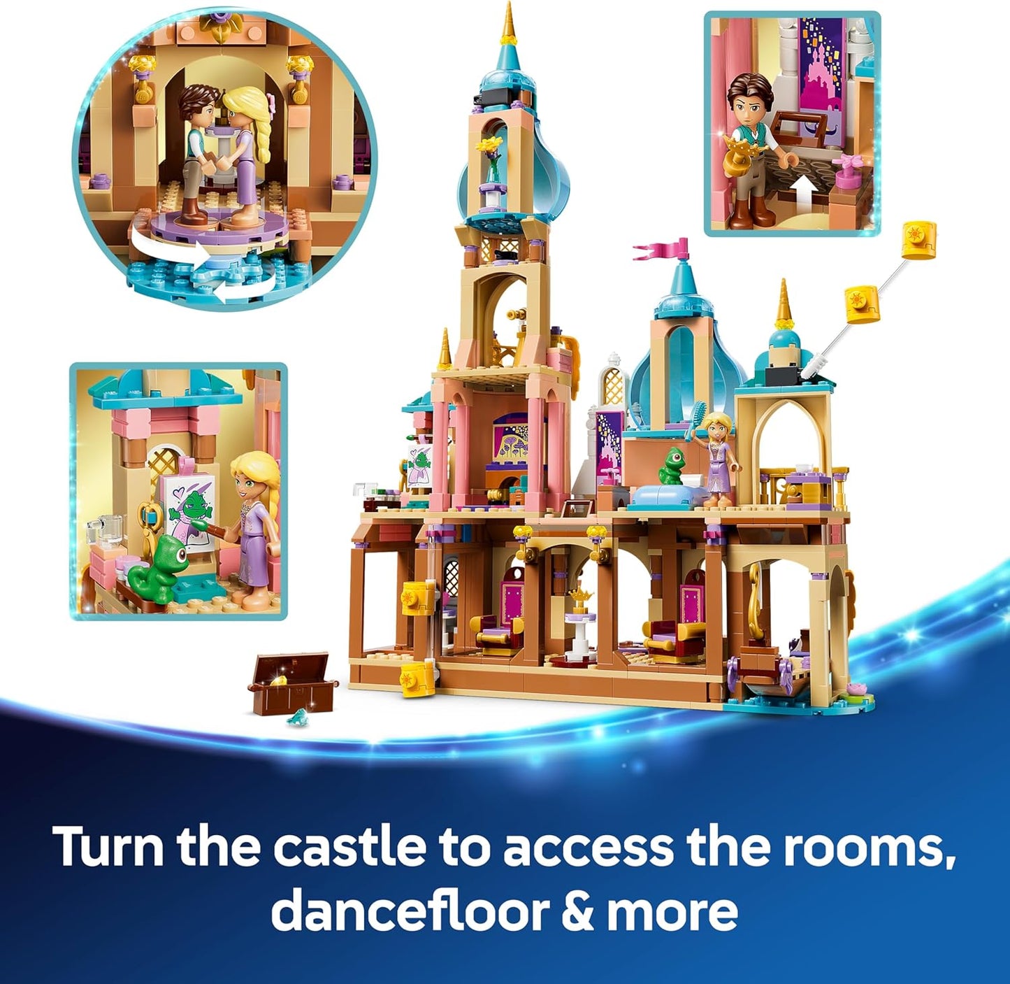 LEGO Disney 43297 Rapunzel's Castle