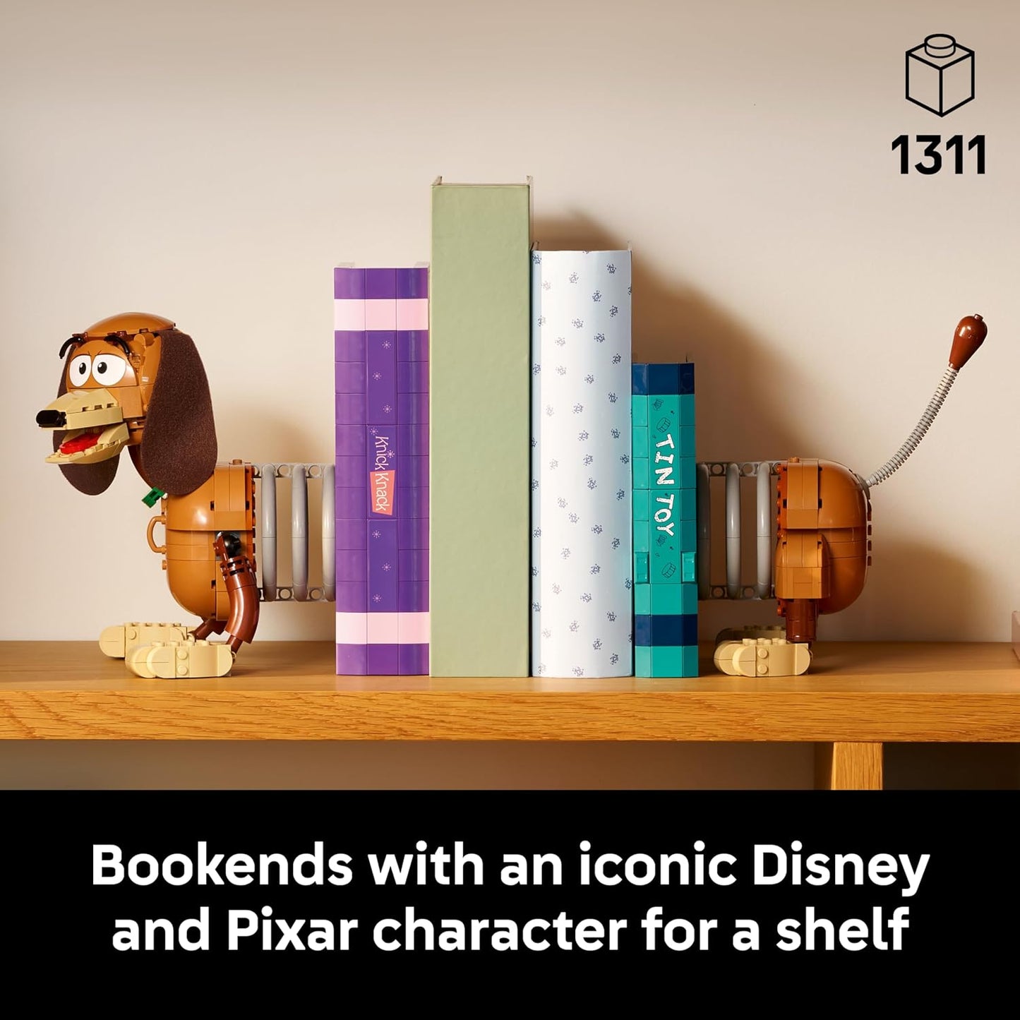 LEGO Disney 43301 Toy Story Slinky Dog Bookends