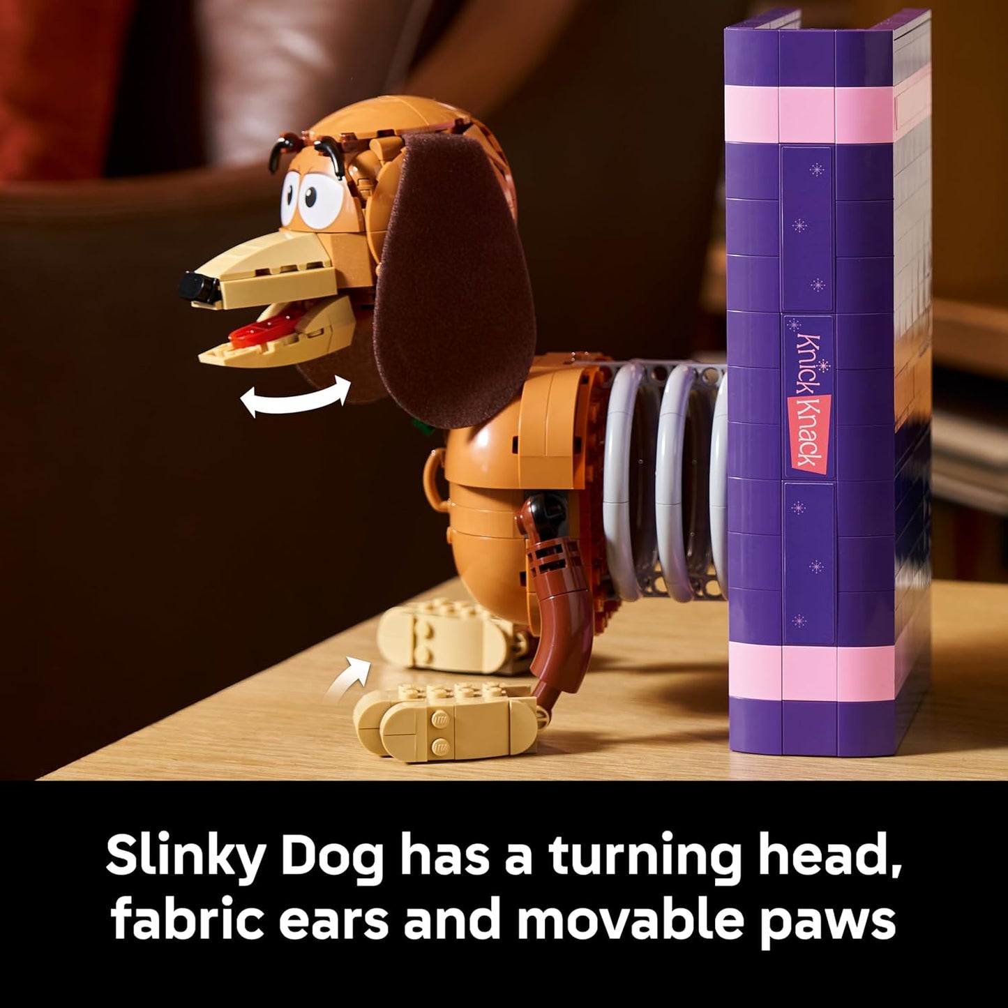 LEGO Disney 43301 Toy Story Slinky Dog Bookends