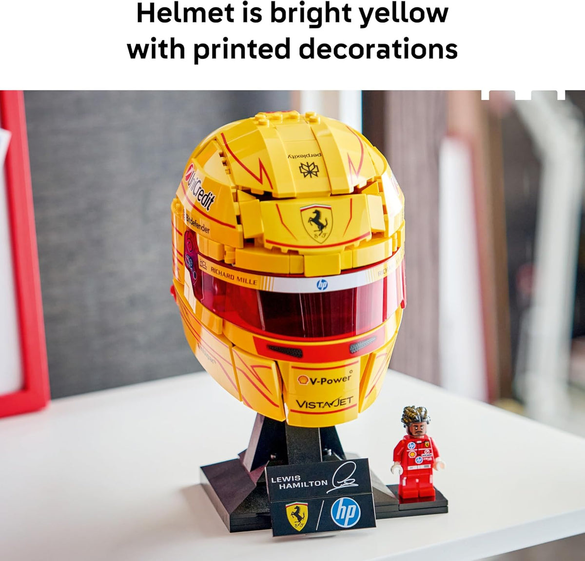 LEGO Edition 43022 Scuderia Ferrari HP Lewis Hamilton Helmet