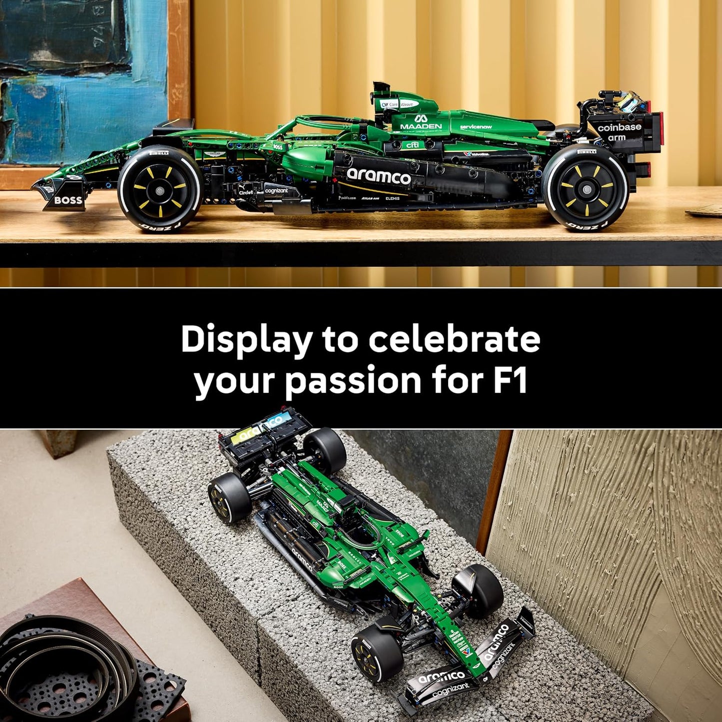 LEGO Technic 42240 Aston Martin Aramco AMR25 F1® Car