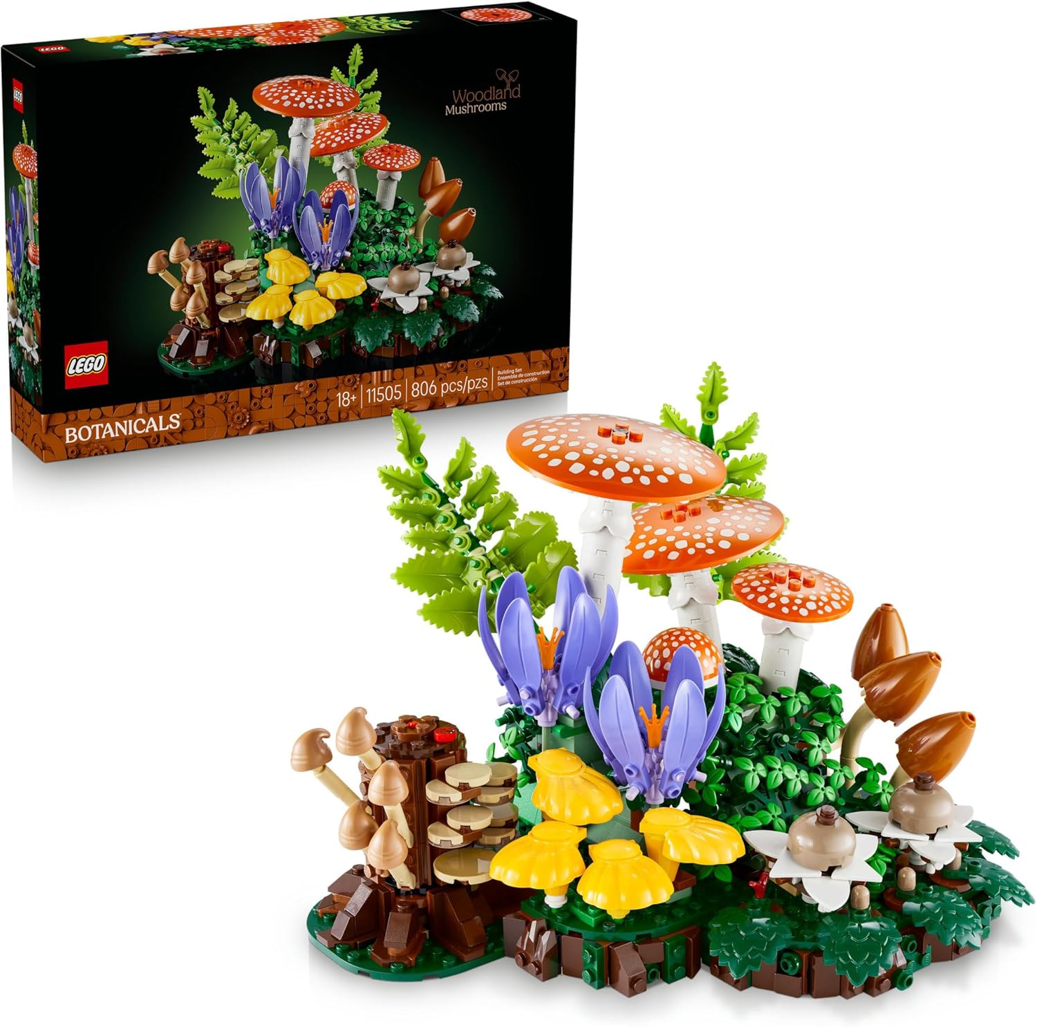 LEGO The Botanical Collection 11505 Woodland Mushrooms