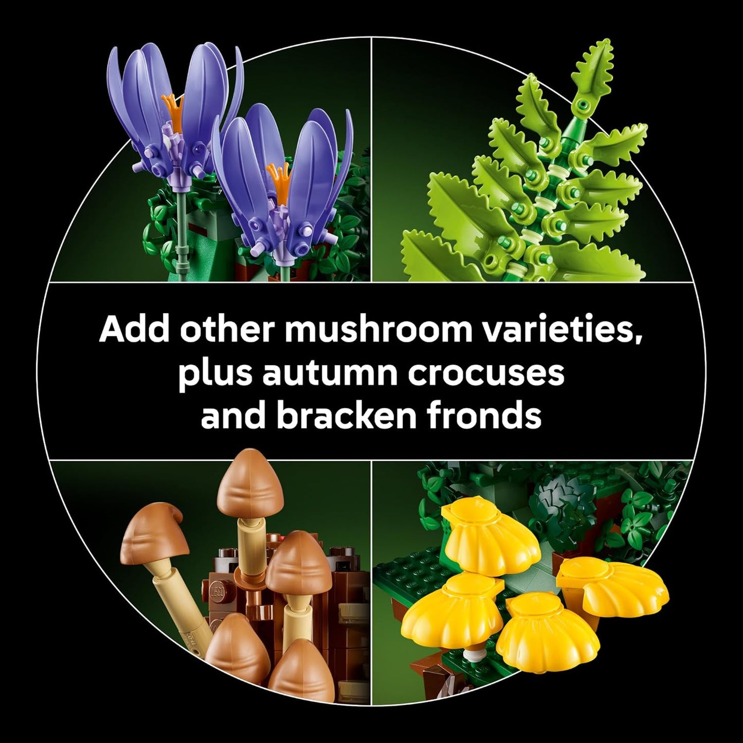 LEGO The Botanical Collection 11505 Woodland Mushrooms