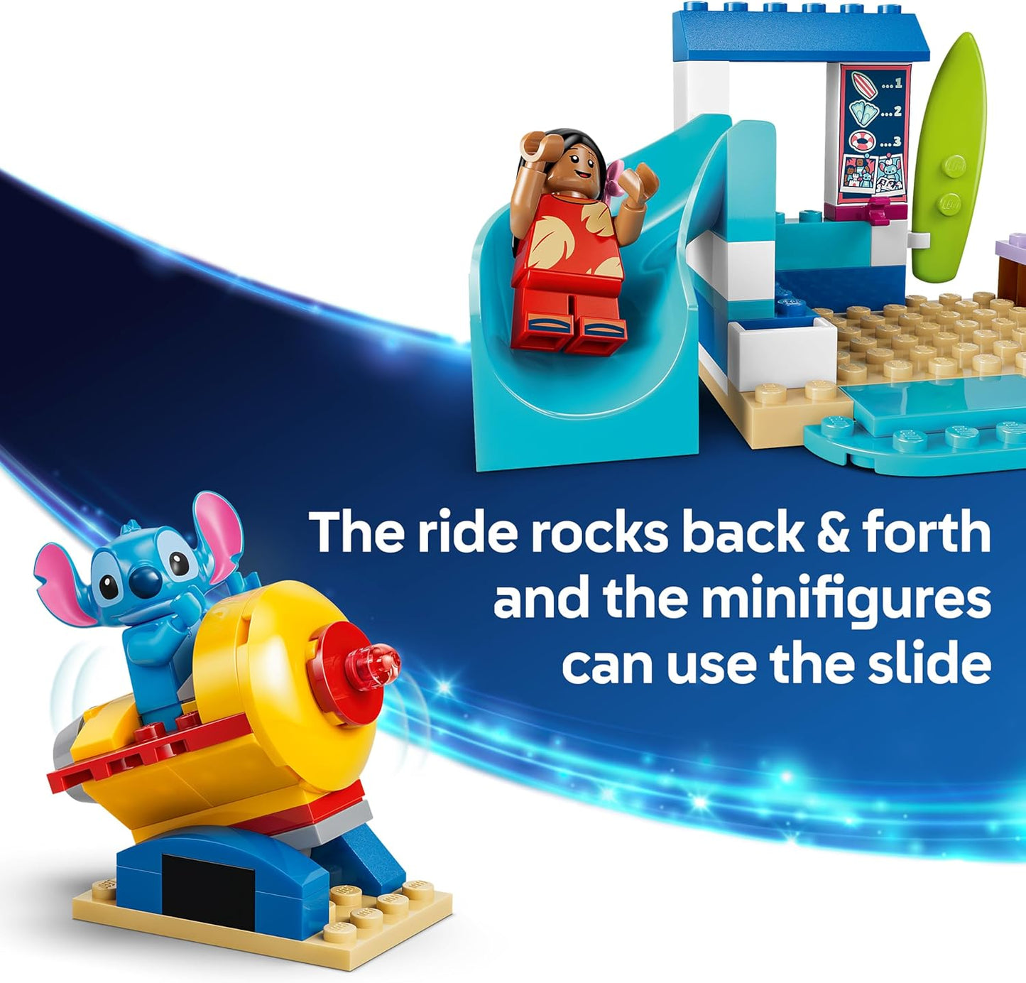 LEGO Disney 43280 Beach Fun with Lilo & Stitch