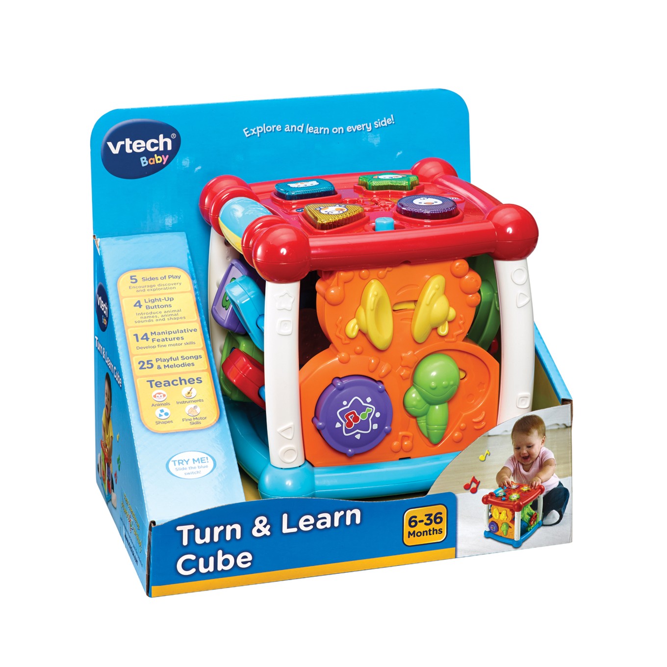 VTech - Turn and Learn Baby Activity Cube