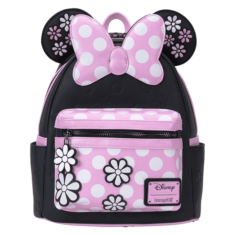 Loungefly Disney Mini Backpack - Minnie Floral Rock the Dots