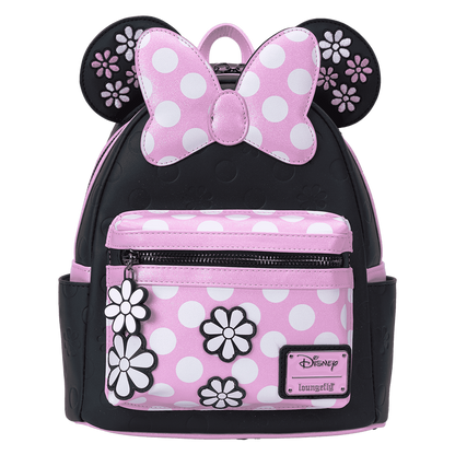Loungefly Disney Mini Backpack - Minnie Floral Rock the Dots