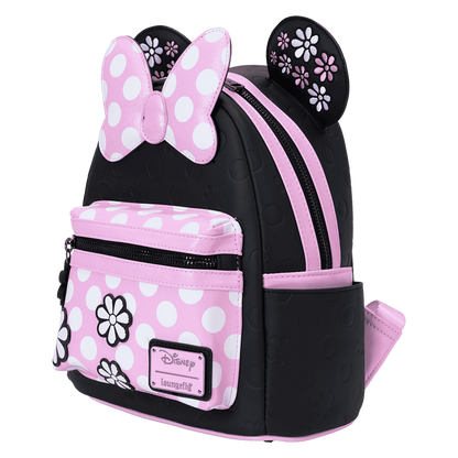 Loungefly Disney Mini Backpack - Minnie Floral Rock the Dots