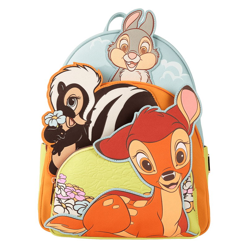 Loungefly Disney Mini Backpack - Triple Pocket Bambi & Friends