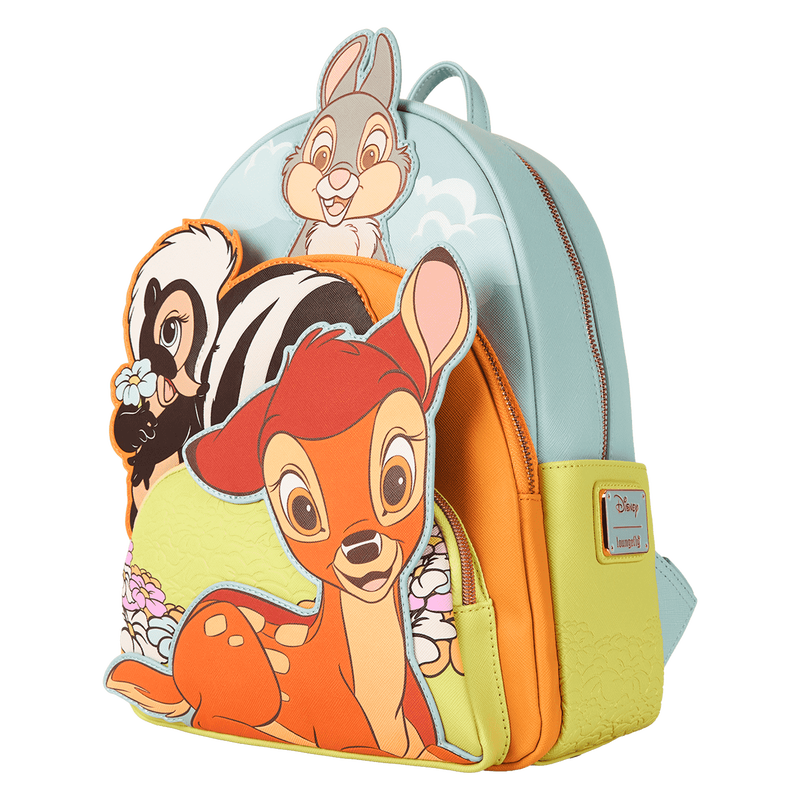 Loungefly Disney Mini Backpack - Triple Pocket Bambi & Friends