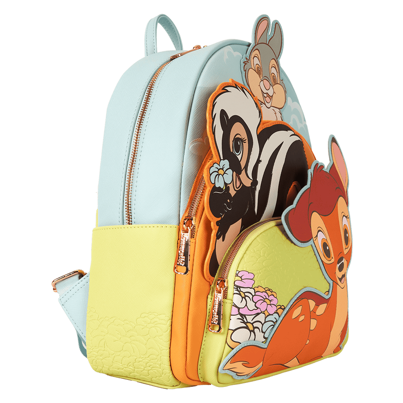 Loungefly Disney Mini Backpack - Triple Pocket Bambi & Friends