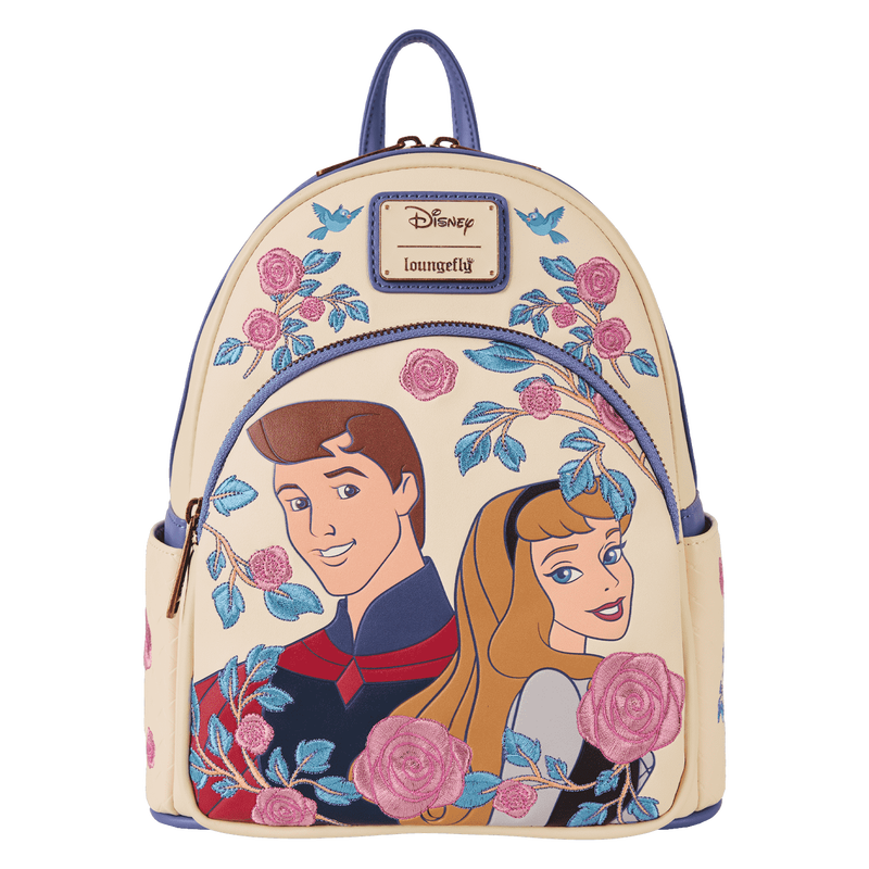 Loungefly Disney Mini Backpack - Aurora & Prince Phillip Floral