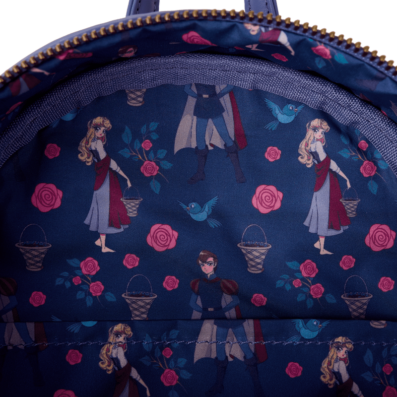 Loungefly Disney Mini Backpack - Aurora & Prince Phillip Floral