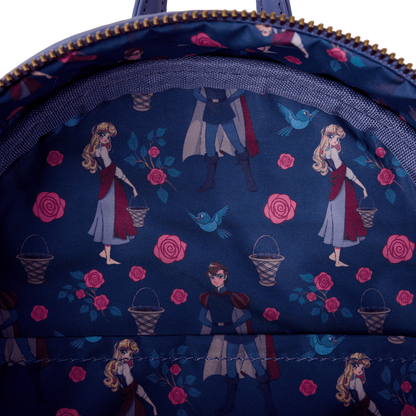 Loungefly Disney Mini Backpack - Aurora & Prince Phillip Floral