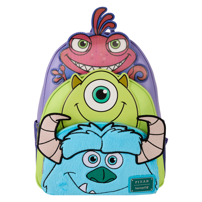 Loungefly Disney Mini Backpack - Monsters Inc Mike, Sulley & Randall