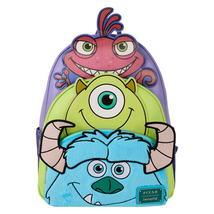 Loungefly Disney Mini Backpack - Monsters Inc Mike, Sulley & Randall