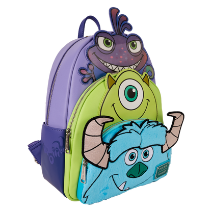 Loungefly Disney Mini Backpack - Monsters Inc Mike, Sulley & Randall