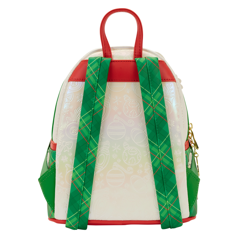 Loungefly Disney Mini Backpack - Stitch & Scrump Iridescent Holiday