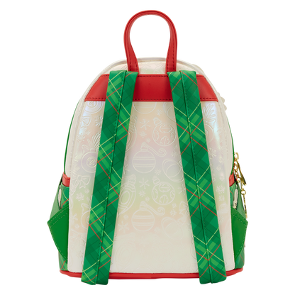 Loungefly Disney Mini Backpack - Stitch & Scrump Iridescent Holiday