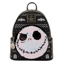 Loungefly Disney Mini Backpack - Christmas Jack Skellington Reversible Sequins
