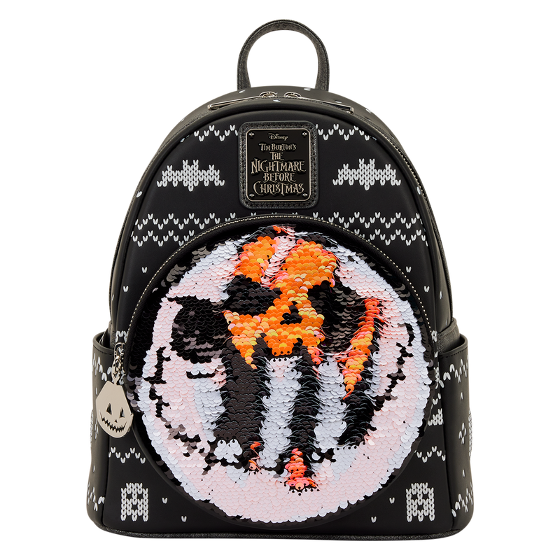 Loungefly Disney Mini Backpack - Christmas Jack Skellington Reversible Sequins