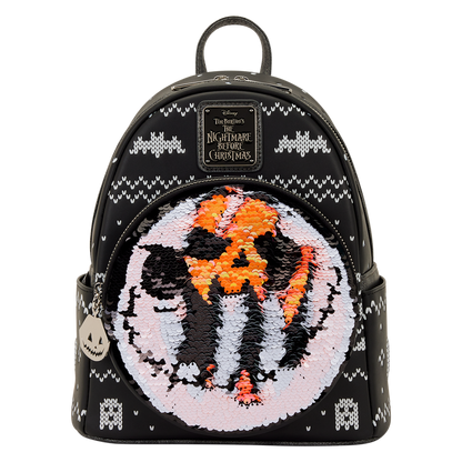 Loungefly Disney Mini Backpack - Christmas Jack Skellington Reversible Sequins