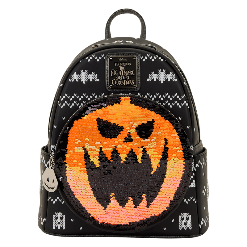 Loungefly Disney Mini Backpack - Christmas Jack Skellington Reversible Sequins