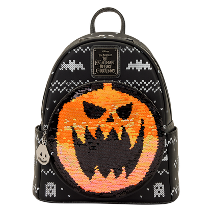 Loungefly Disney Mini Backpack - Christmas Jack Skellington Reversible Sequins