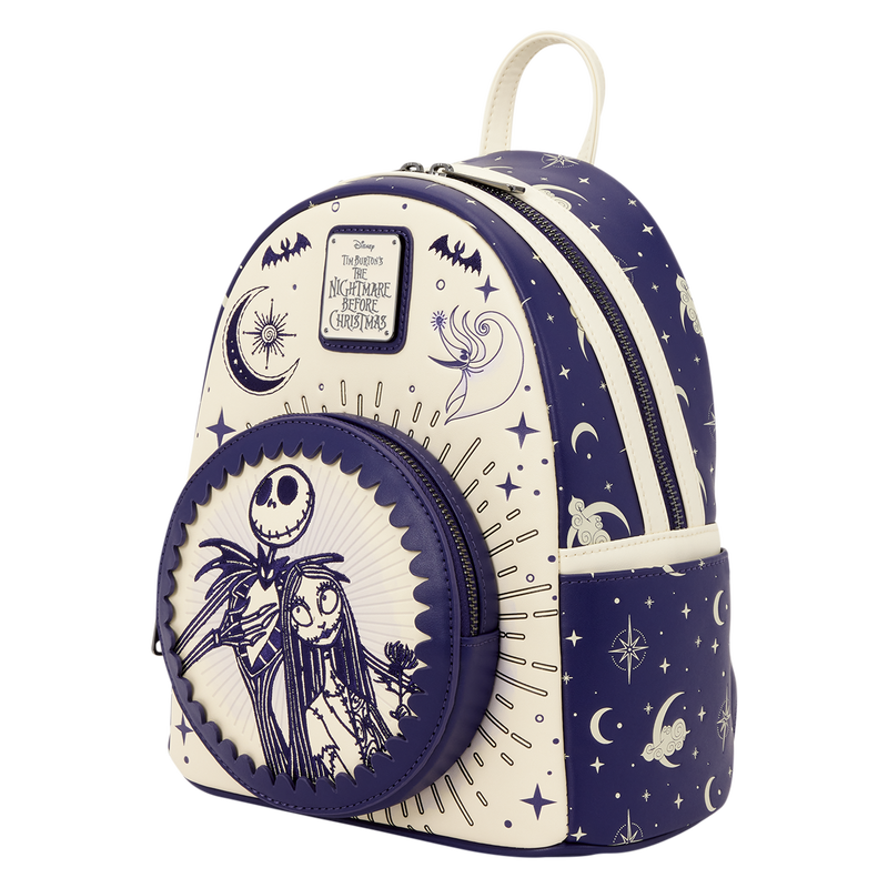 Loungefly Disney Mini Backpack - Jack Skellington & Sally Night Sky