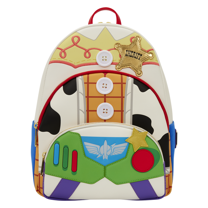 Loungefly Disney Mini Backpack - Toy Story 5 Triple Pocket Jessie, Woody, & Buzz