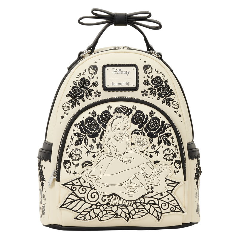 Loungefly Disney Mini Backpack - Alice in Wonderland - Embroidered Floral