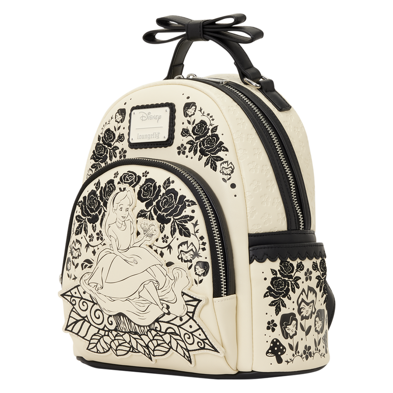 Loungefly Disney Mini Backpack - Alice in Wonderland - Embroidered Floral