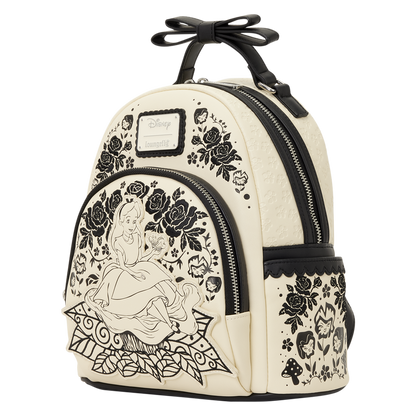 Loungefly Disney Mini Backpack - Alice in Wonderland - Embroidered Floral