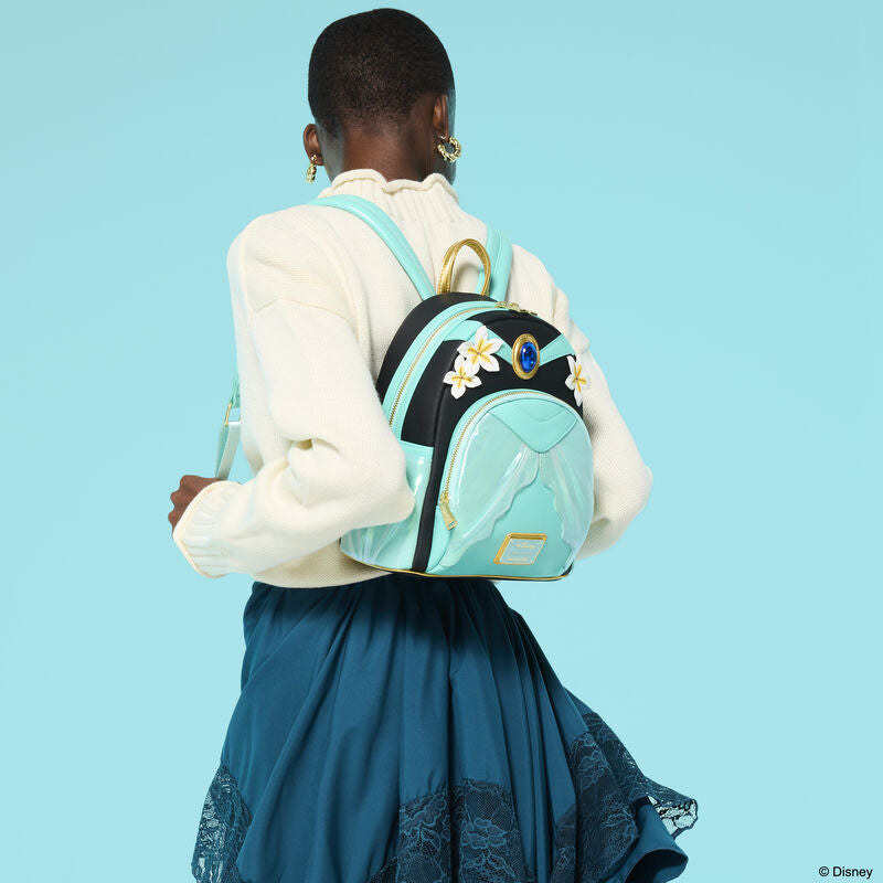 Loungefly Disney Mini Backpack - Jasmine Glitter Cosplay