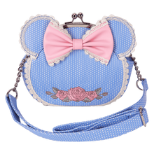 Loungefly Disney Cross Body Bag - Minnie Mouse Floral and Lace Kisslock