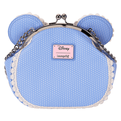 Loungefly Disney Cross Body Bag - Minnie Mouse Floral and Lace Kisslock