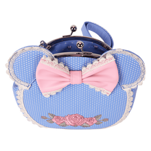 Loungefly Disney Cross Body Bag - Minnie Mouse Floral and Lace Kisslock