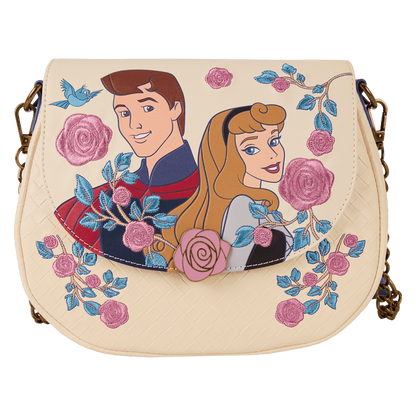 Loungefly Disney Cross Body Bag - Aurora & Prince Phillip Floral