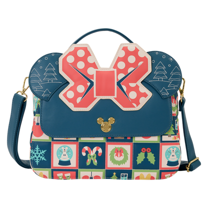 Loungefly Disney Cross Body Bag - Minnie Mouse Holiday