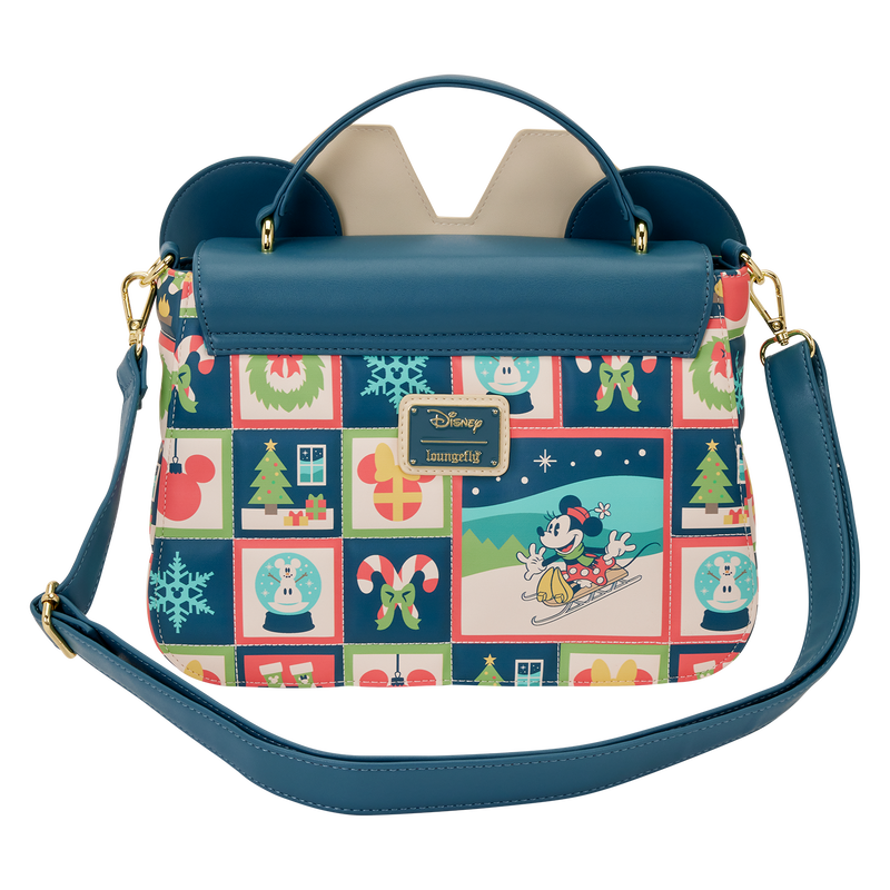 Loungefly Disney Cross Body Bag - Minnie Mouse Holiday